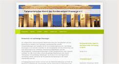 Desktop Screenshot of parlamentarischer-abend.info