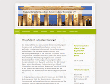Tablet Screenshot of parlamentarischer-abend.info